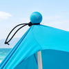 SoBuy OZT02-HB Tente de Plage Portable, Abris de Plage Lycra Polyester Anti UV UPF30, Parasol de Plage Turquoise