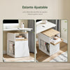 SoBuy ASK08-WN Caisson de Bureau Mobile avec 1 Tiroir Amovible et 2 Compartiments | Prévente
