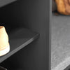 SoBuy FSB65-HG Meuble de Rangement à Chaussures Armoire à Chaussures avec Porte de Grange coulissante