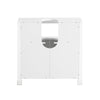 SoBuy BZR58-W Meuble sous-Lavabo, Meuble sur Pieds de Salle de Bain, Meuble sous-Vasque, Armoire Salle de Bain