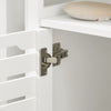 SoBuy BZR58-W Meuble sous-Lavabo, Meuble sur Pieds de Salle de Bain, Meuble sous-Vasque, Armoire Salle de Bain
