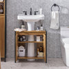 SoBuy BZR63-II-PF Meuble sous Lavabo Housse Colonne Lavabo