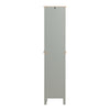 SoBuy BZR68-HG Meuble Colonne de Salle de Bain, Armoire Haute, Placard de Rangement, Étagère de Rangement, Colonne de Rangement pour Salon, Salle de Bain, Chambre - L39cm x P30cm x H169cm, Gris