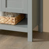 SoBuy BZR69-HG Meuble sous Lavabo, Meuble sous Vasque, Meuble de Salle de Bain, Placard de Rangement, Armoire Salle de Bain