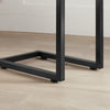 SoBuy FBT44-HG Table d'appoint Moderne - Table Basse Salon, Bout de Canapé à Café 40x30x60 cm Noir & Gris