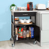 SoBuy FKW22-SCH Desserte de Cuisine Roulante Meuble de Rangement à roulettes