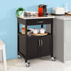 SoBuy FKW22-SCH Desserte de Cuisine Roulante Meuble de Rangement à roulettes
