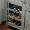 SoBuy FKW45-HG Desserte Chariot de Cuisine de Service Roulant, Meuble Armoire de Rangement Cusine sur roulettes