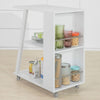 SoBuy FKW77-W Chariot de Service Desserte de Cuisine à roulettes Rangement