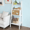 SoBuy FRG115-W Bureau Table étagère murale style échelle de 3 tablettes, 1 Memo Board