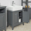 SoBuy FRG202-DG Meuble Sous-Lavaboou de Salle de Bain Vasque 2 étages