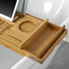 SoBuy FRG207-N Pont de Baignoire Extensible Serviteur de baignoire en Bambou
