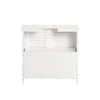 SoBuy FRG237-W Meuble Sous-Lavabo Meuble de Salle de Bain Vasque, 2 portes et 2 étages
