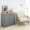 SoBuy FSB25-HG Buffet Commode Armoire de Rangement Table Console Meuble de Rangement pour entrée Chambre Salon