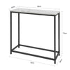 SoBuy FSB29-Sch Table Console Table d'Appoint Bout de Canapé Table d’Entrée
