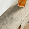 SoBuy FSB49-PZ Table Console Meuble Entrée Couloir avec 3 Étagères de Rangement, Étagères arrière Canapé, Style Industriel pour Salon ou Hall - L120xP20xH77cm, Métal & Bois