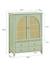 SoBuy FSB72-GR Meuble d'Entrée, Armoire à Chaussures, Armoire Latérale, Buffet, Commode à Chaussures