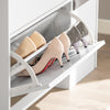 SoBuy FSR107-W Meuble de Rangement à Chaussures Armoire à Chaussures Commode à Chaussures Meuble d'entrée Coffre