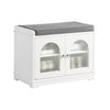 SoBuy FSR121-W Banc à Chaussures, Meuble d’Entrée, Meuble à Chaussures, Banquette Confortable
