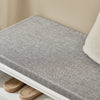 SoBuy FSR126-W Banc de Rangement, Banc à Chaussures, Meuble d’Entrée avec Coussin Rembourré