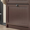 SoBuy FSR87-BR Meuble de Rangement à Chaussures Armoire à Chaussures Commode à Chaussures 2 abattants et Compartiment