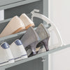 SoBuy FSR89-HG Meuble Chaussure Entrée à Abattants et Tiroir – Armoire à Chaussures Fine Rangement Chaussures Gris 80x25x108 cm, Grande Capacité, Design Compact