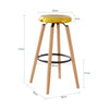 SoBuy FST89-G Tabouret de Bar Design avec Repose-Pieds Chaise de Bar Tabouret de Comptoir