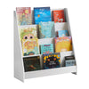 SoBuy KMB32-W Bibliothèque Enfant Rangement Jouet Enfant Bibliotheque Livre 4 Niveaux Étagère à Livres Meuble de Rangement Chambre d'Eanfant Bureau Salon Blanc 80x30x88 cm