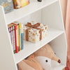 SoBuy KMB47-W Bibliothèque Étagère à Livres Étagère de Rangement pour Livres et Jouets Enfant, Porte-revues avec 3 étagères, 60x25x80 cm