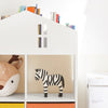 SoBuy KMB49-W Meuble de Rangement pour Livres et Jouets pour Enfant, Mini Bibliothèque en Forme de Maison