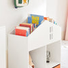 SoBuy KMB49-W Meuble de Rangement pour Livres et Jouets pour Enfant, Mini Bibliothèque en Forme de Maison