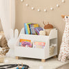 SoBuy KMB54-W Étagère Enfant, Étagère à Jouets, Étagère à Livres, Étagère de Rangement pour Livres et Jouets, Meuble Enfant