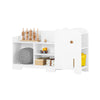 SoBuy KMB62-W Étagère pour Enfants, Étagère à Jouets, Étagère à Livres, Étagère de Rangement pour Livres et Jouets