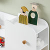 SoBuy KMB62-W Étagère pour Enfants, Étagère à Jouets, Étagère à Livres, Étagère de Rangement pour Livres et Jouets