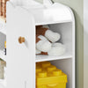 SoBuy KMB62-W Étagère pour Enfants, Étagère à Jouets, Étagère à Livres, Étagère de Rangement pour Livres et Jouets