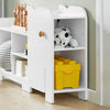 SoBuy KMB62-W Étagère pour Enfants, Étagère à Jouets, Étagère à Livres, Étagère de Rangement pour Livres et Jouets