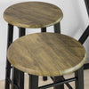 SoBuy OGT24-N Set de 1 Table + 4 Chaises Ensemble Table de Bar bistrot + 4 tabourets Table Mange-Debout Table Haute Cuisine Table à Manger