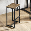 SoBuy OGT43-F Lot Table et 2 Tabourets de Bar, Ensemble Table de Bar + Chaises de Bar, Table de Bistrot, Mange-Debout