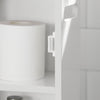 SoBuy BZR85-W Porte Papier Toilette Vertical, étroit, Meuble WC, Support Papier Toilette, Armoire Toilettes