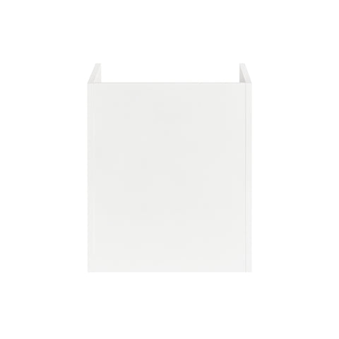 SoBuy FBT66-W Table de Chevet Table de Nuit Bout de Canapé avec 1 Tiroir 1 Niche (Blanc)