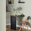 SoBuy FWT20-SCH Table Pliable Murale Bureau avec Mémo Board - Noir
