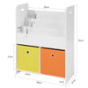 SoBuy KMB27-W Bibliothèque Meuble de Rangement pour Livres et Jouets Étagère de Rangement