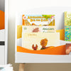 SoBuy KMB63-W Bibliothèque pour Enfant, Étagère à Livres avec 4 Compartiments Ouverts