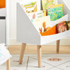 SoBuy KMB63-W Bibliothèque pour Enfant, Étagère à Livres avec 4 Compartiments Ouverts
