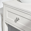 SoBuy FBT46-W Table de Chevet Bout de Canapé Table d'Appoint - Blanc