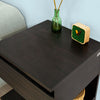 SoBuy FBT49-BR Table de chevet Table d’appoint Bout de Canapé avec 2 étagères de rangemen