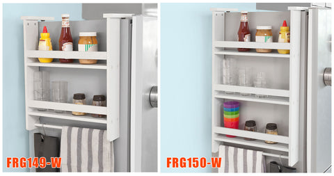 SoBuy FRG149-W Étagère à suspendre pour réfrigérateur avec ventouses Étagère à épices