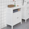 SoBuy FRG204-W Meuble Bas de Salle de Bain Armoire Toilette Buffet commode – Blanc