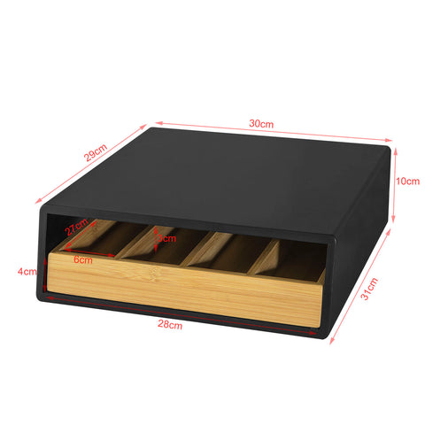 SoBuy FRG280-SCH Coffee Pod Capsule Teabags Drawer Box Holder Cabinet Nespresso