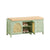 SoBuy FSR129-GR Meuble Chaussures Banc Rangement Chaussures Entrée avec 3 Tiroirs, Portes Grille et Coussin Rembourré, 150kg, Vert, 100x34x46cm